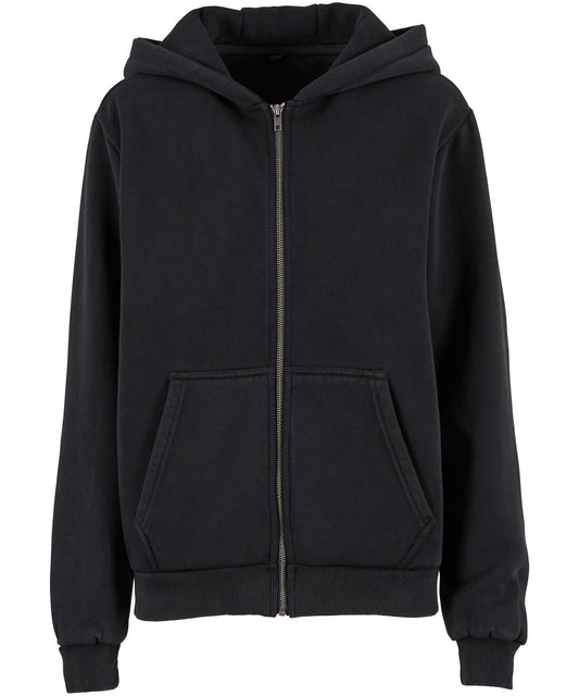 Womens vintage heavy zip hoodie