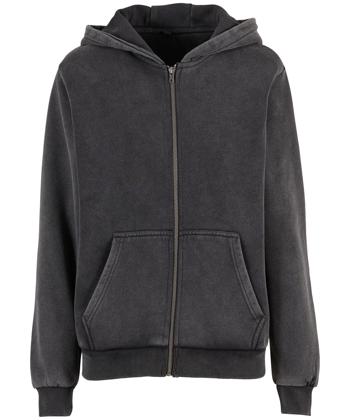 Womens vintage heavy zip hoodie