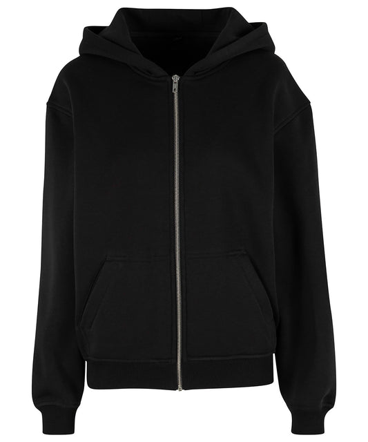 Womens loose-fit zip hoodie