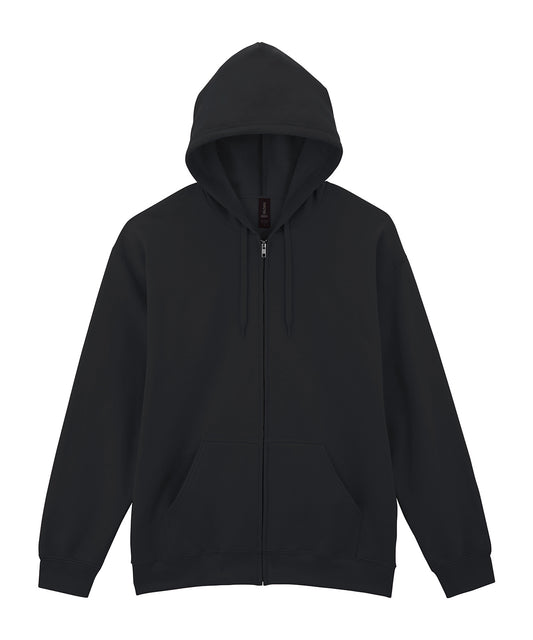 Softstyle midweight fleece adult full-zip hooded sweatshirt