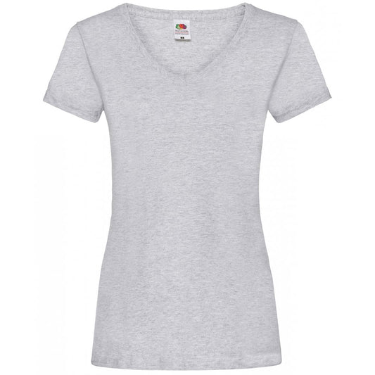 Fruit of the Loom Women's Valueweight V-Neck T-Shirt