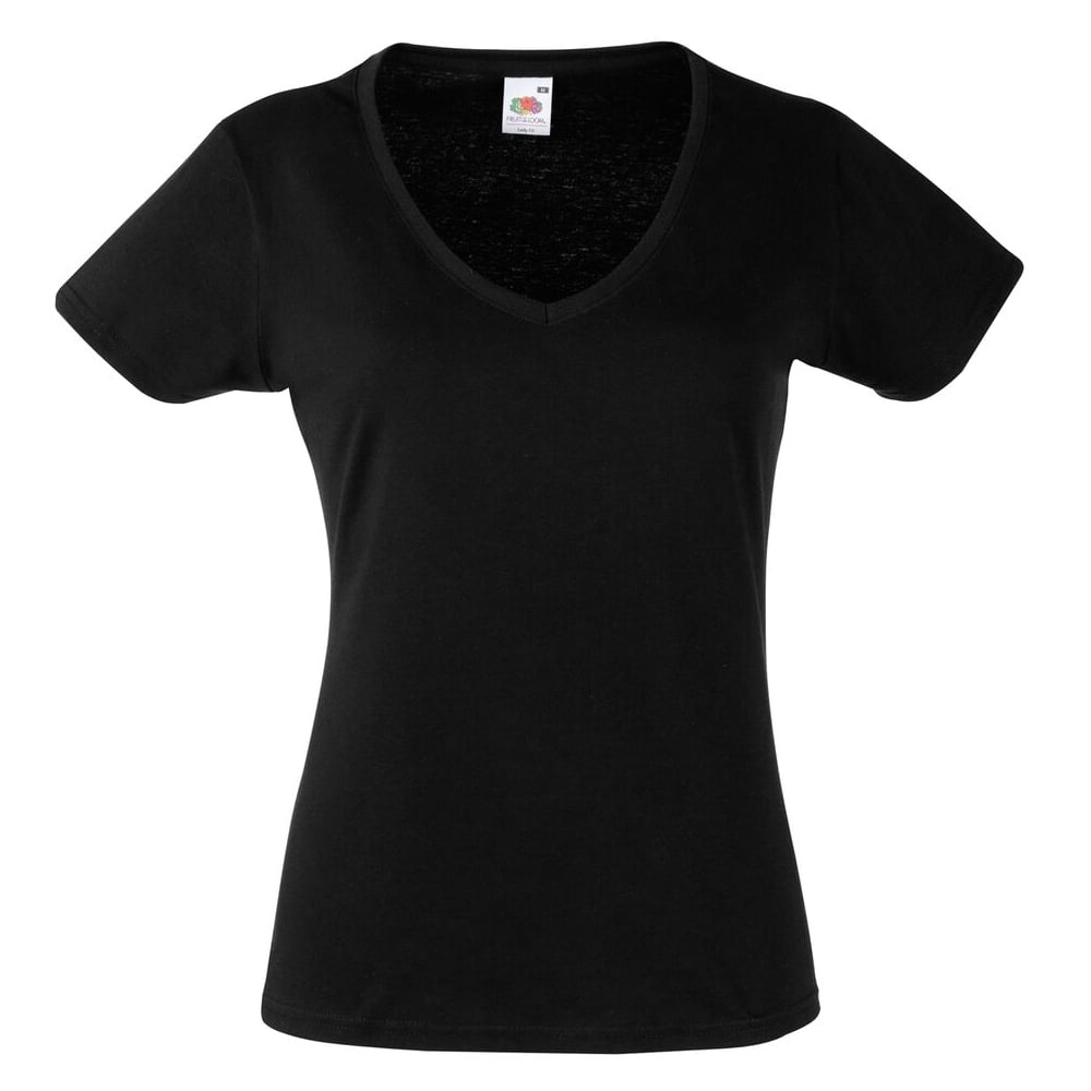 Fruit of the Loom Women's Valueweight V-Neck T-Shirt