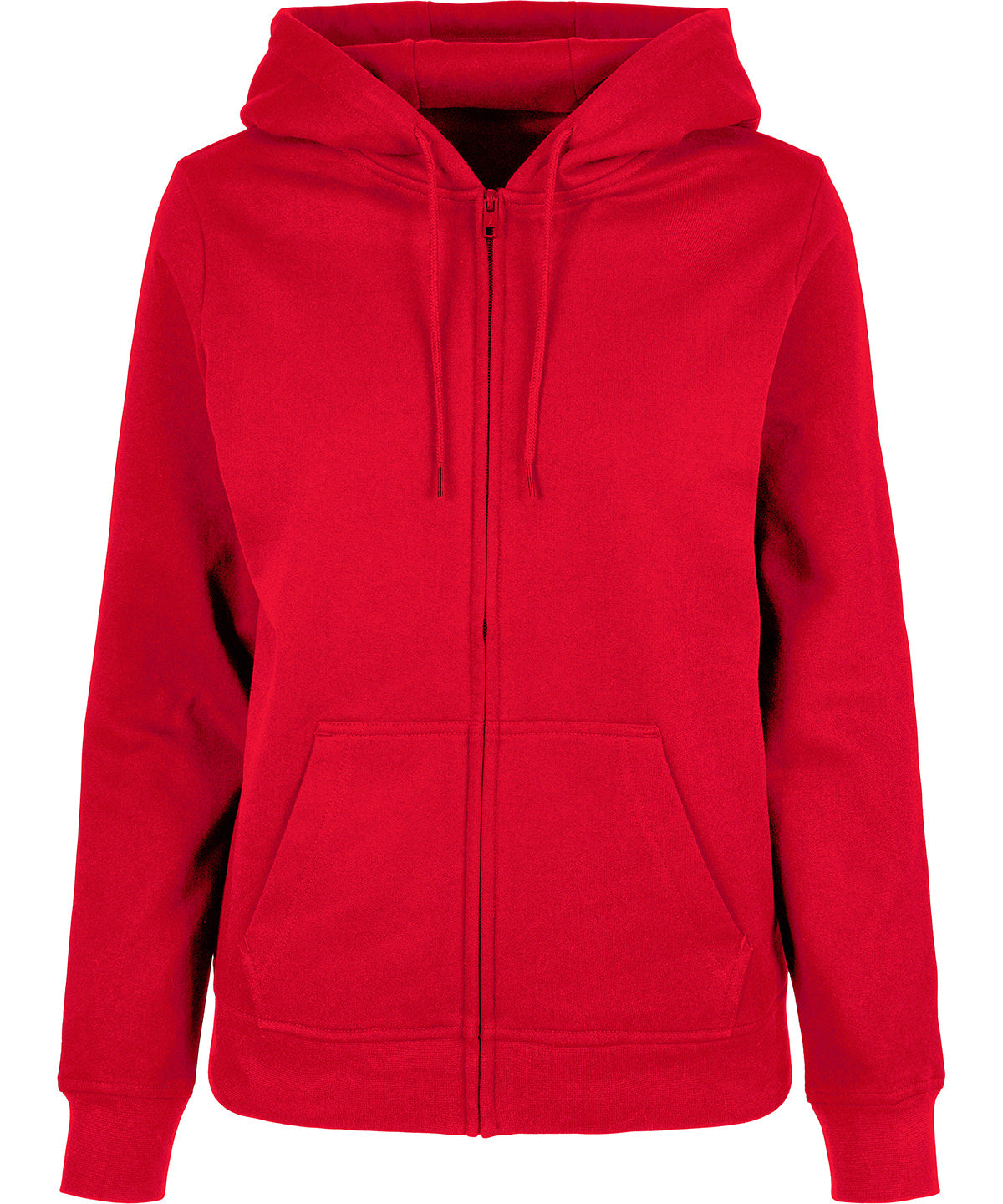 Womens basic zip hoodie