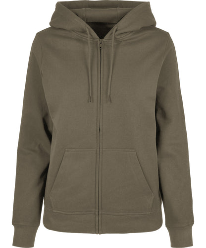 Womens basic zip hoodie