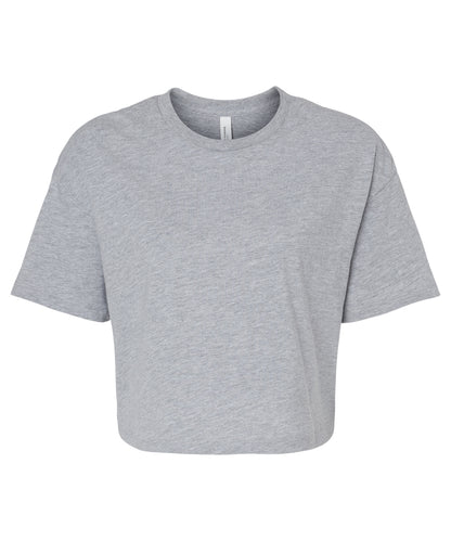 Womens Jersey crop tee
