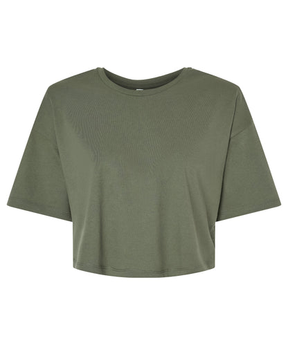 Womens Jersey crop tee