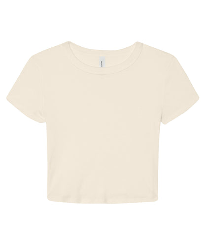 Womens micro rib baby t-shirt