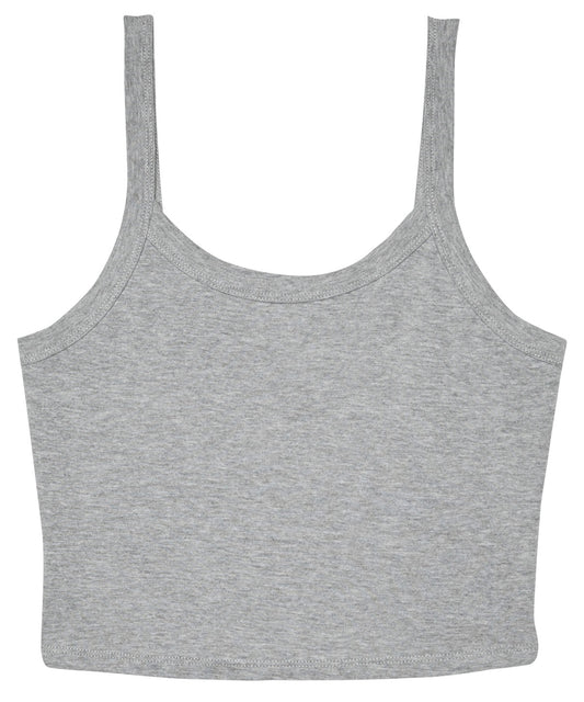 Womens micro rib spaghetti strap tank