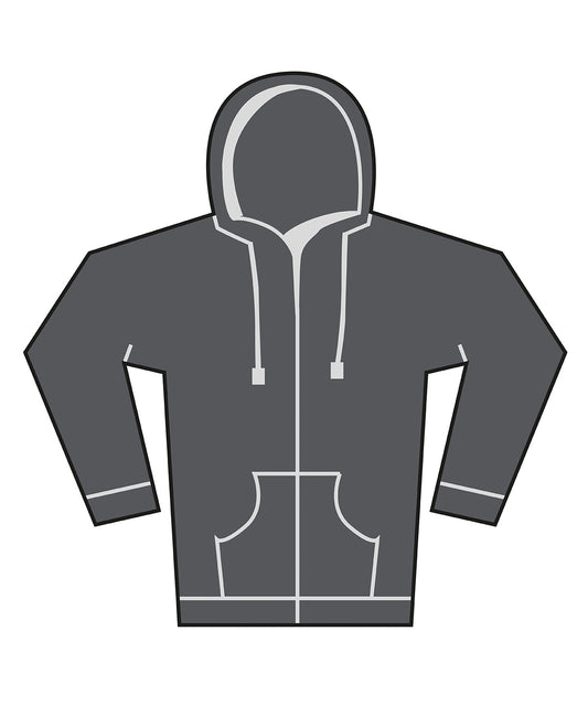 Unisex heavy full-zip hoodie