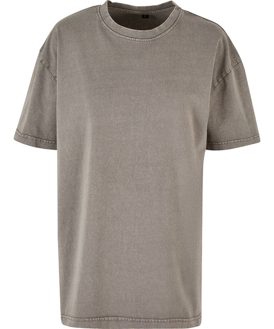 Womens oversized acid wash tee