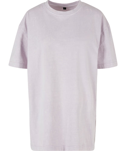 Womens oversized acid wash tee