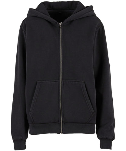 Womens vintage heavy zip hoodie