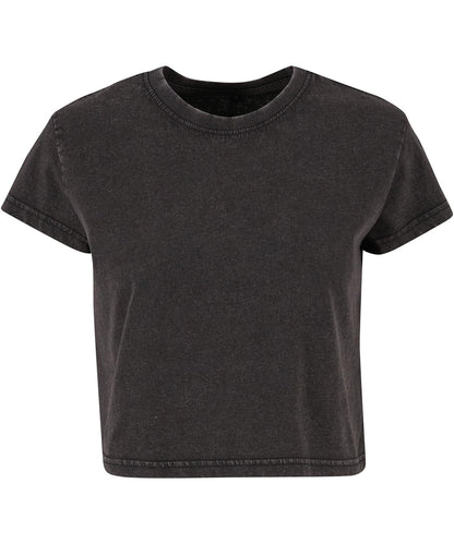 Womens vintage cropped tee