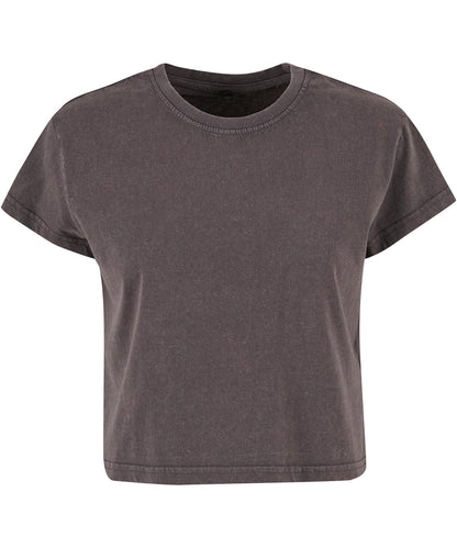 Womens vintage cropped tee