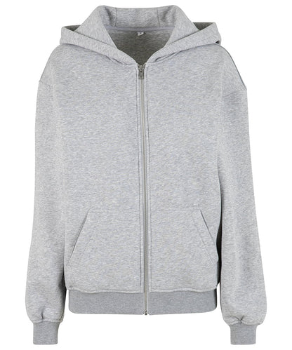 Womens loose-fit zip hoodie