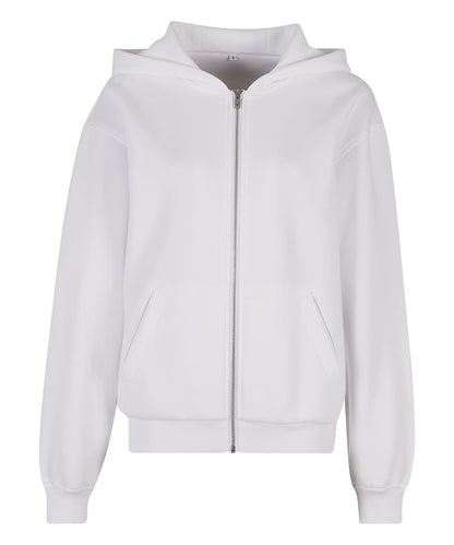 Womens loose-fit zip hoodie