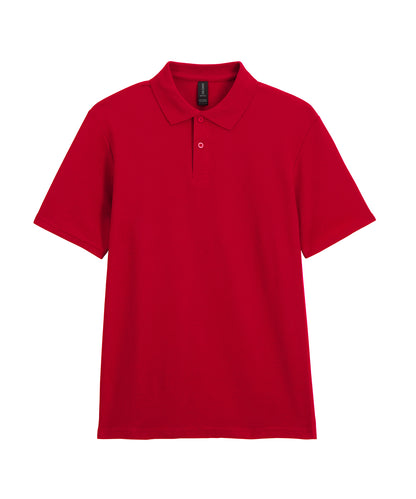 Softstyle adult double piqué polo