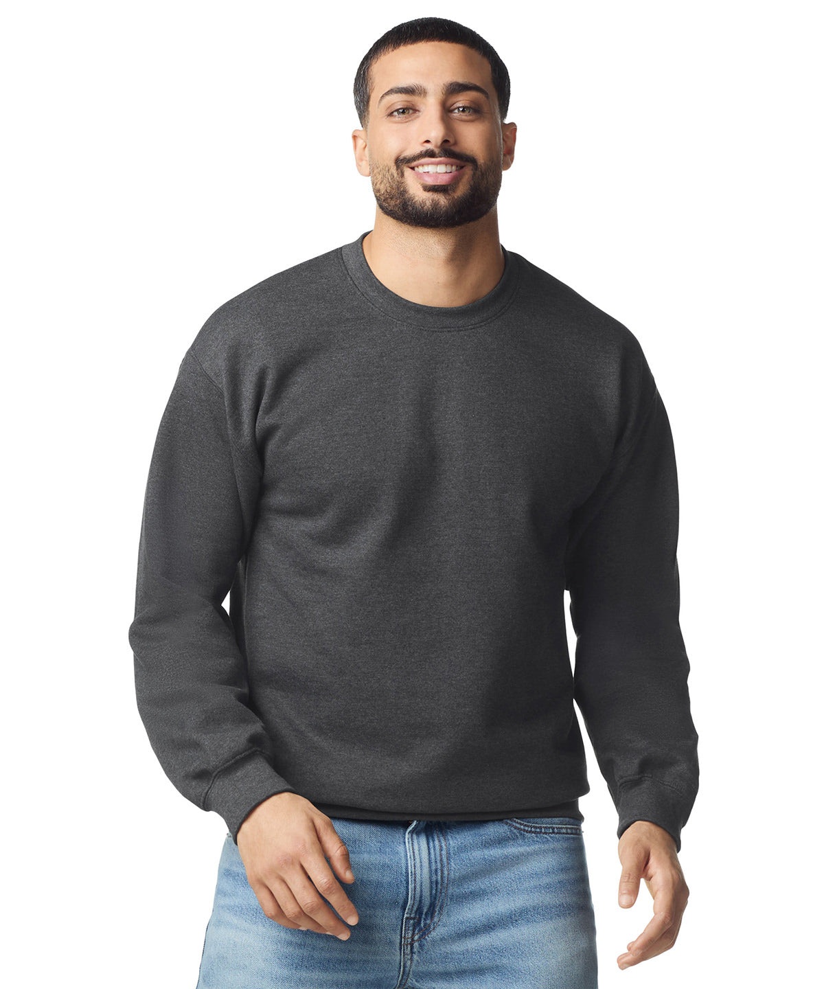 Softstyle midweight fleece adult crew neck