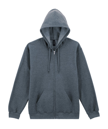 Softstyle midweight fleece adult full-zip hooded sweatshirt