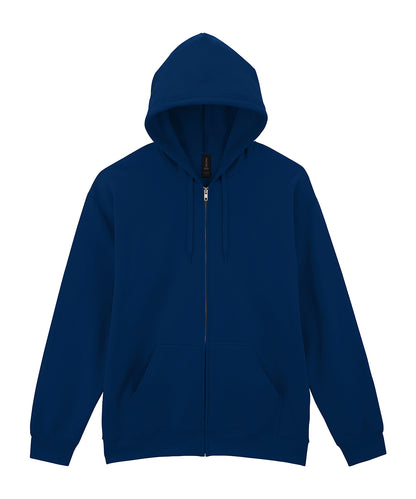 Softstyle midweight fleece adult full-zip hooded sweatshirt