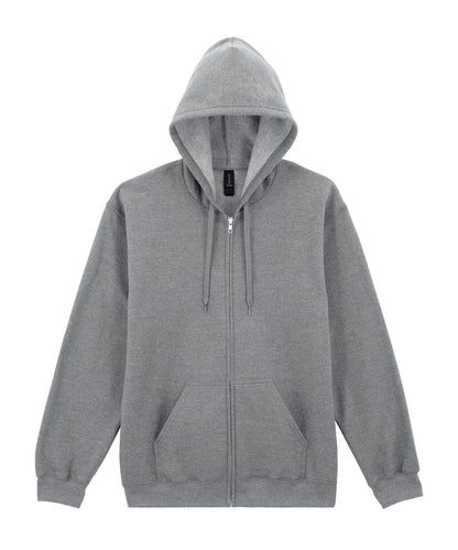 Softstyle midweight fleece adult full-zip hooded sweatshirt