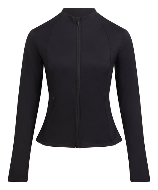 Womens recycled tech-zip jacket
