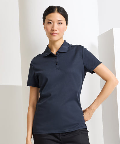 Womens Spun Dyed Recycled Polo Shirt